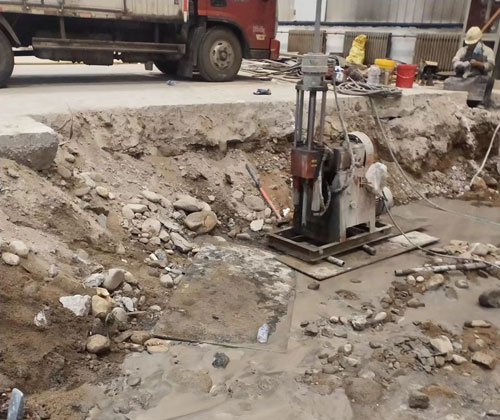 甘州公路下沉压浆